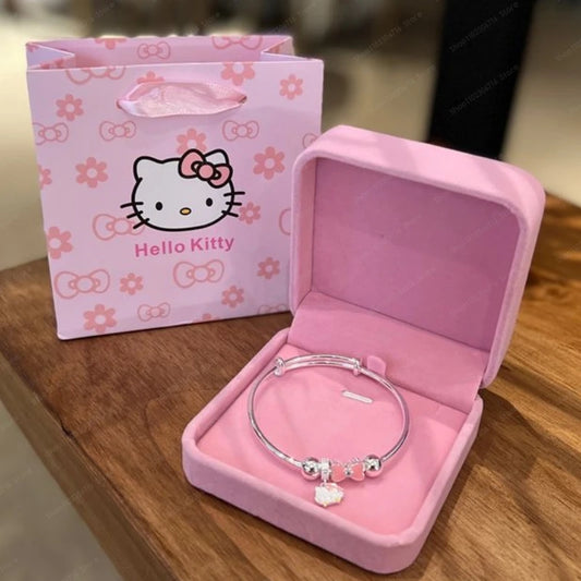 Kawaii Adjustable Hello Kitty Pendant Bracelet